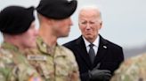 Hand over heart, Biden joins grieving families of US troops killed in Jordan as remains arrive home