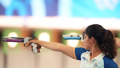 Manu Bhaker only bright spot on dismal day for India's shooters