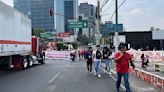 Campesinos de Hidalgo desquician el sur de CDMX con bloqueo en Insurgentes