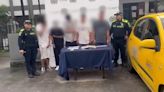 Policía detuvo a cinco personas en Bogotá: iban con 700 gramos de marihuana en un taxi