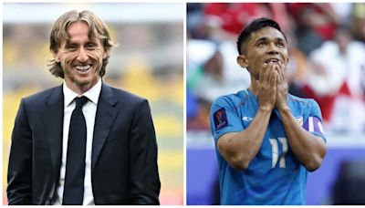 'You are a legend': Luka Modric sends heartfelt message to Sunil Chhetri ahead of his final India game - Watch