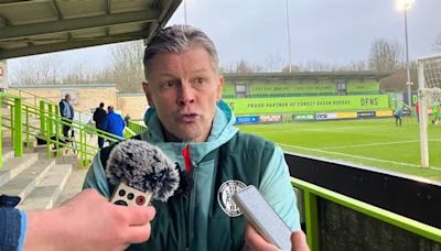 “The only way we get out of this is if we stick together” – Forest Green Rovers boss Steve Cotterill after fans' forum