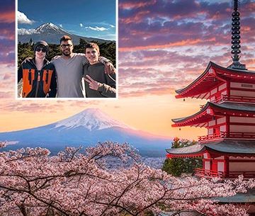 El monte Fuji, protagonista de la escapada de Ricky Martin con sus hijos a Japón