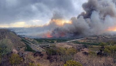 Watch Fire: Flames tear through San Carlos in Gila County as wind spreads flames