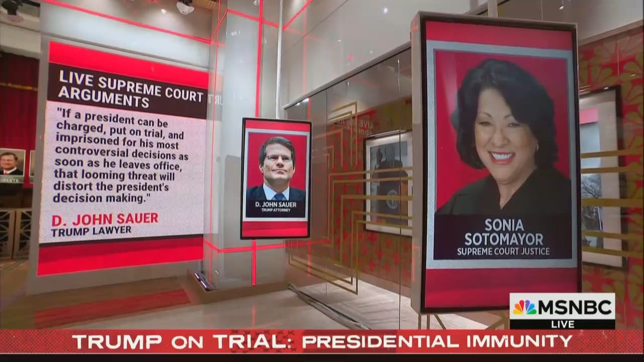 Trump’s Lawyer Tries to Convince a Stunned Sotomayor: President Has Immunity to Order Assassinations of Rivals