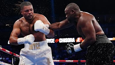 Veteran Chisora outpoints Joyce in London slugfest