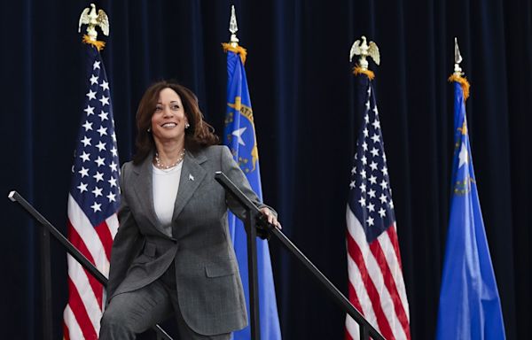 Vice President Kamala Harris headed back to Las Vegas