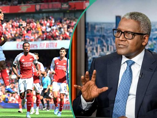 “I have regrets”: Dangote cancels plan to buy Arsenal, gives reasons