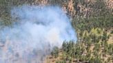 Wildfire burning near Manitou Reservoir caused by lightning