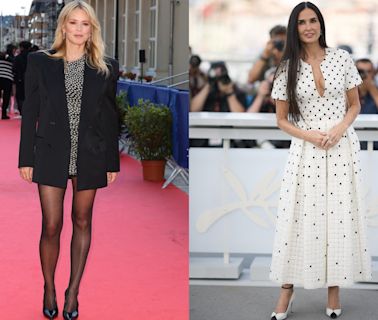 Virginie Efira, Marion Cotillard, Jessica Alba, Demi Moore… la robe à pois s’impose comme l’indispensable de l’été