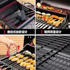 【熱賣精選】戶外燒烤爐家用木炭燒烤架美式庭院爐子車載bbq烤肉用品