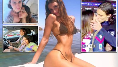 Meet Arsenal transfer target Calafiori's model Wag who went viral in interview