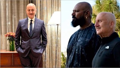 Anupam Kher welcomes action director Sunil Rodrigues to 'Tanvi The Great' shoot