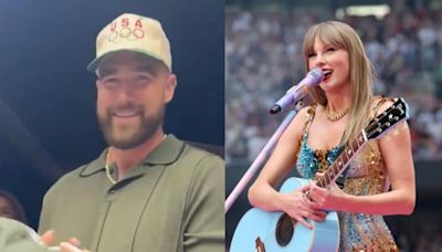 Taylor leaves London fans dazed with a surprise performance with beau Travis: Watch as fans feel he carried her like…