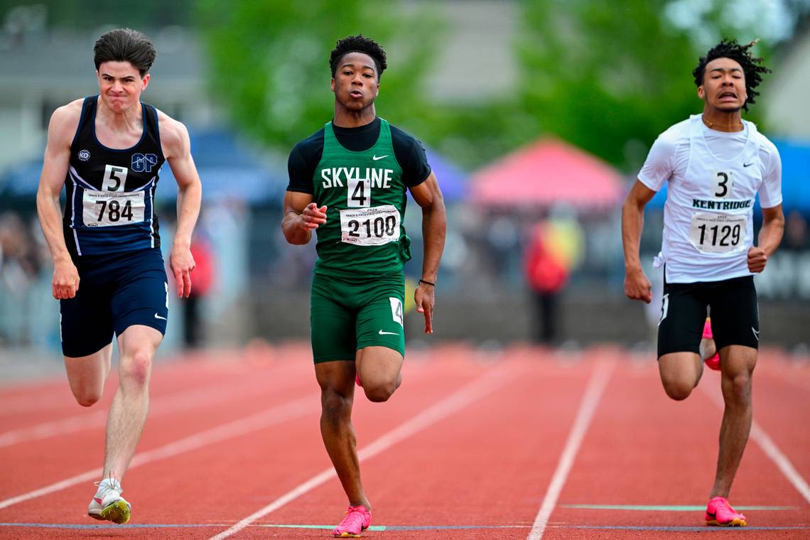 ‘Get the next one’: Puyallup’s Justin Temple Jr. claims 4A boys triple jump title