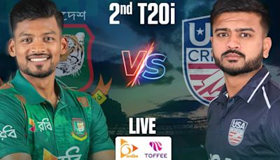 ...Bangladesh 2nd T20I LIVE Streaming Details... Where To Watch USA vs BAN Match In India Online And On TV...