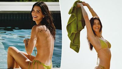 Kendall Jenner’s green satin bikini can be yours for $85