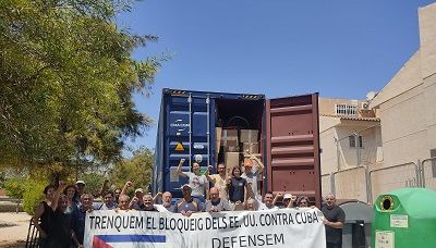 Parte de Alicante contenedor solidario hacia Cuba - Noticias Prensa Latina