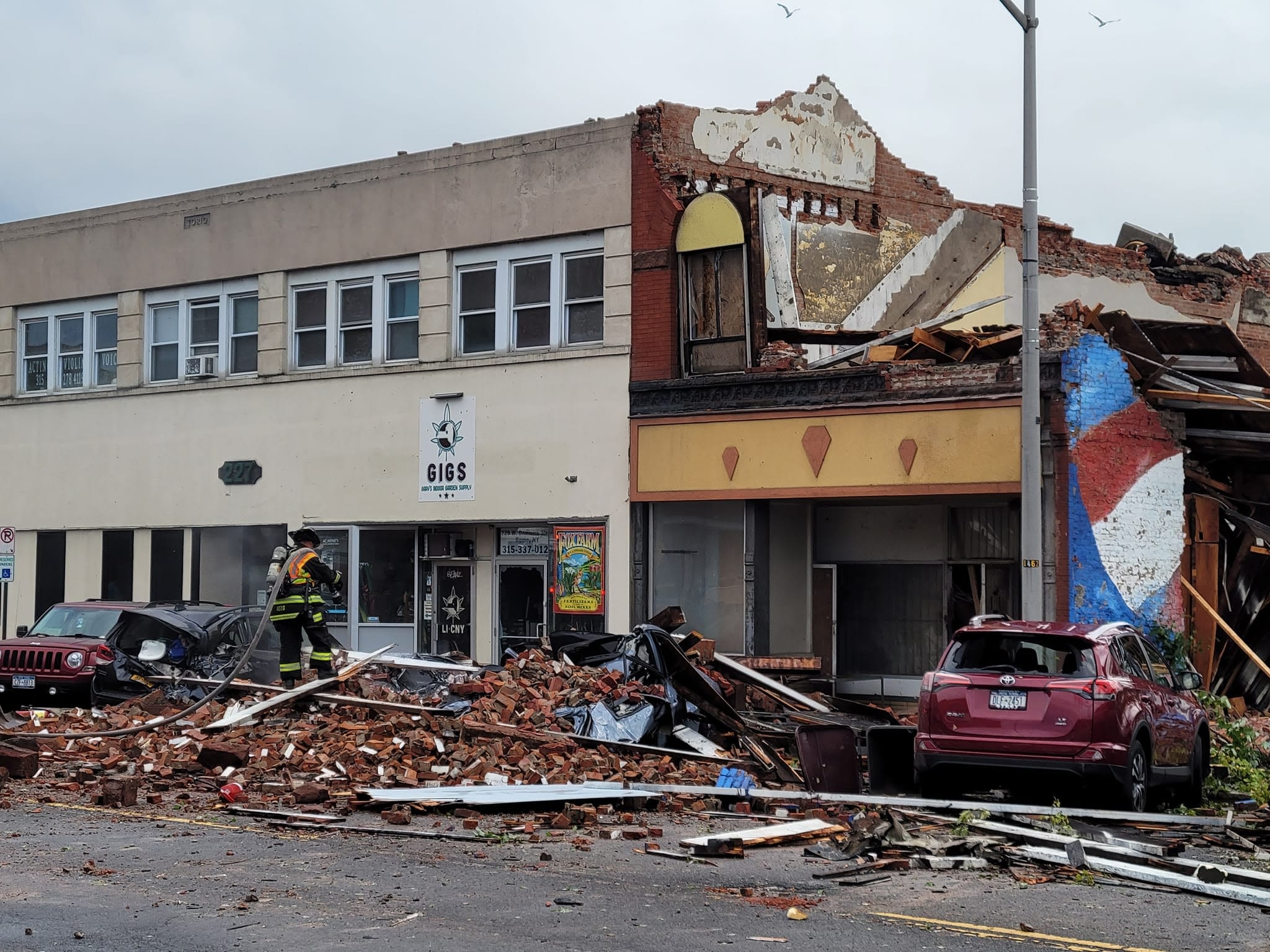 New York town 'ravaged' from EF-2 tornado as deadly severe storms rake Northeast