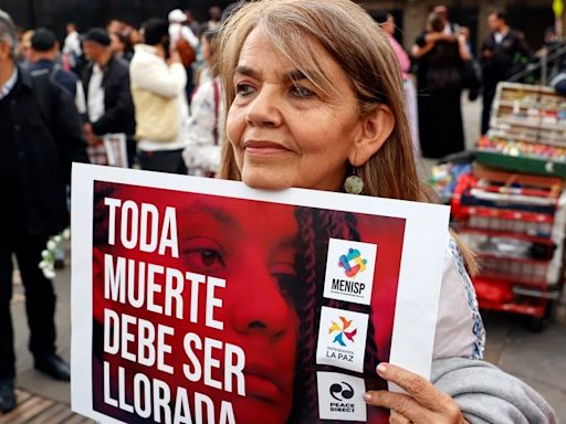 La violencia se cobró la vida de 168 defensores de derechos humanos en 2023 en Colombia