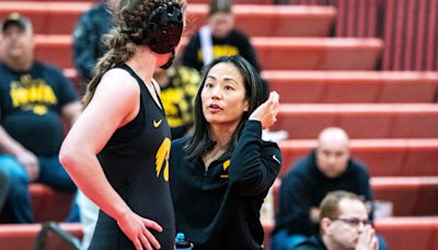 Iowa women's wrestling coach Clarissa Chun awarded USA Wrestling Women's Coach of the Year