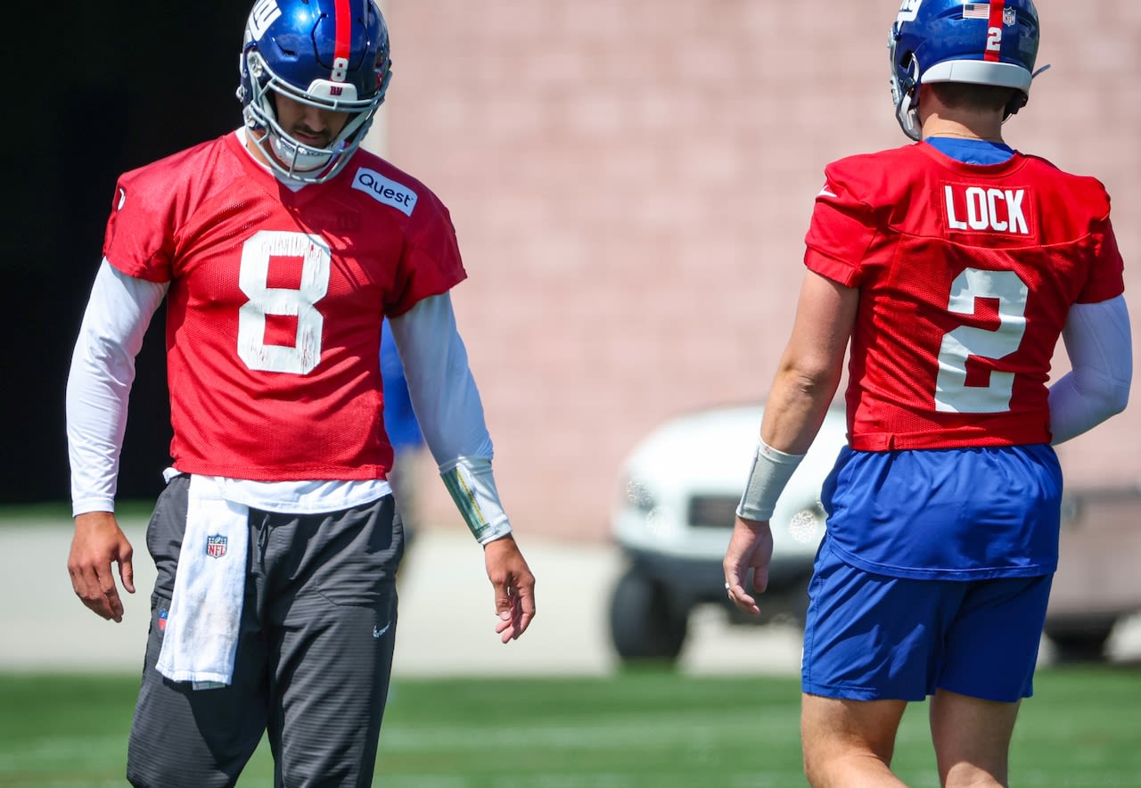 New Giants QB makes role with Daniel Jones clear