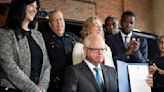 Minnesota Gov. Walz, St. Paul Mayor Carter, legislators and police highlight new gun safety laws
