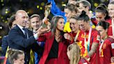 Queen Letizia Hugs Spanish Women’s Soccer Players Upon World Cup Victory