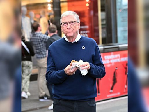 Bill Gates is talking about his new Netflix show and enjoying NYC hot dogs