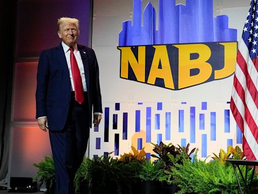Trump questions Harris' race in NABJ interview, says VP pick 'does not have any impact'
