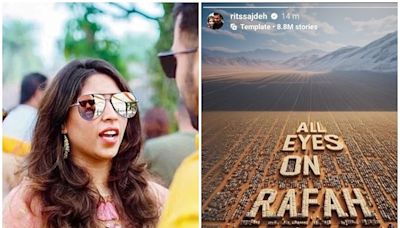 'Selective Activism?' Fans React to Ritika's 'All Eyes on Rafah' Insta Story