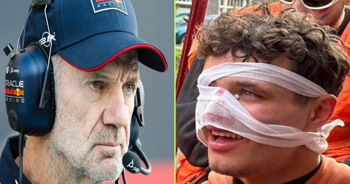 Lando Norris pictured with bandaged face as Adrian Newey salary figure noted – F1 news round-up