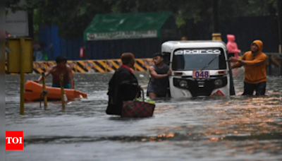 Typhoon Gaemi floods Manila with knee-deep water, 16 flights cancelled - Times of India