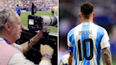 La competencia de fotógrafos sobre quien hace la mejor foto de Messi