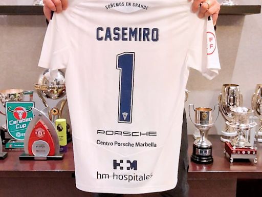 El centrocampista del Manchester United Carlos Casemiro nuevo accionista del Marbella