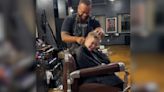 Barber gives free haircuts to children with special needs
