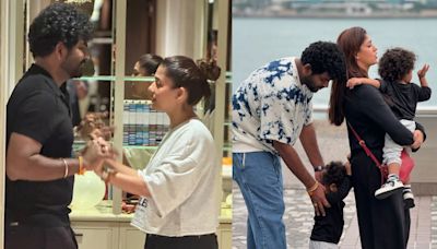 Pics: Nayanthara's wholesome moments with Vignesh Shivan and sons, Uyir, Ulag