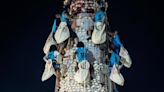 In Hong Kong, a midnight race up a bamboo tower of buns