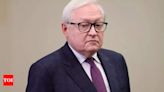 Senior Russian diplomat says US must take heed of discussions on nuclear doctrine - Times of India