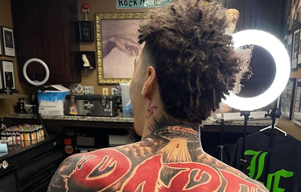 Hornets star LaMelo Ball gets huge new back tattoo as NBA fans spot replica ink