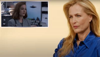 Gillian Anderson Cringes at Old Footage From The X-Files