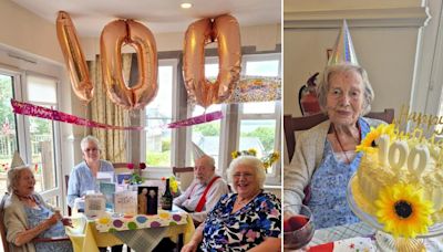 Islander Beryl celebrates 100th birthday with royal card and family fun