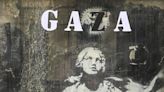 Aparece un mensaje a favor de Gaza en la 'Virgen con la pistola' de Banksy en Nápoles