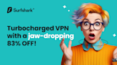 Save a huge 83% with our exclusive 7-day Surfshark VPN deal
