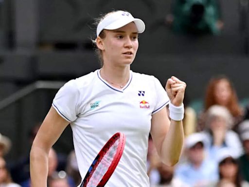 Ruthless Elena Rybakina crushes Elina Svitolina to storm into Wimbledon semi-final | Tennis News - Times of India