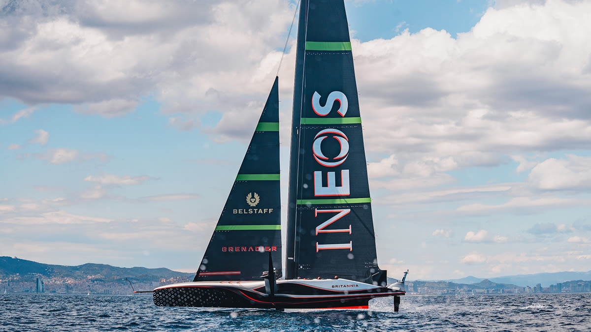 INEOS Britannia’s America’s Cup Race Boat Just Crossed a Lightning-Fast 40 Knots at Sea Trials