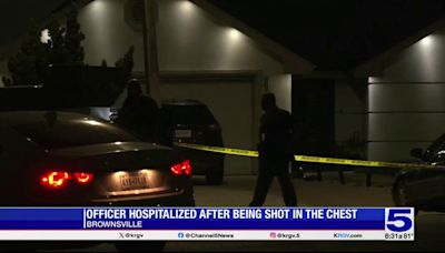 Brownsville officer shot, hospitalized in the line of duty