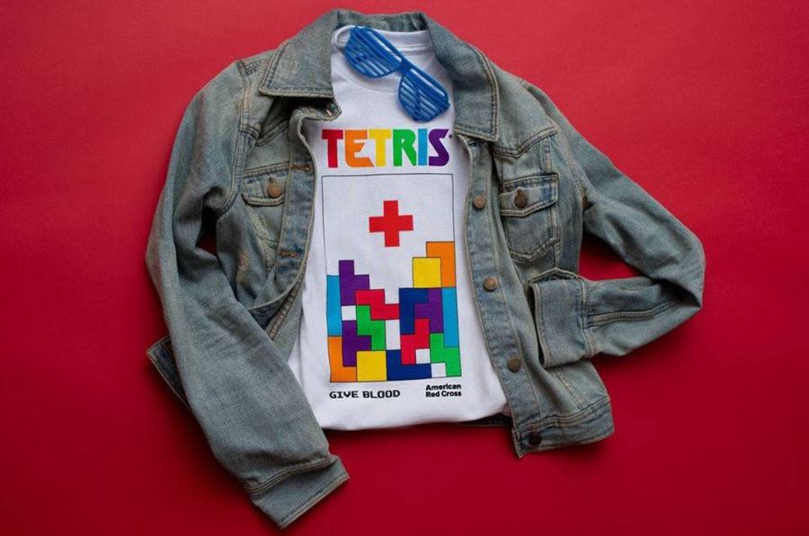 How to get American Red Cross’ limited time Tetris shirt