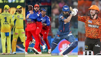 IPL 2024 Playoffs Qualification Scenarios: How Can RCB, CSK, SRH, LSG, DC, GT Make It To The Top Four? Check Here