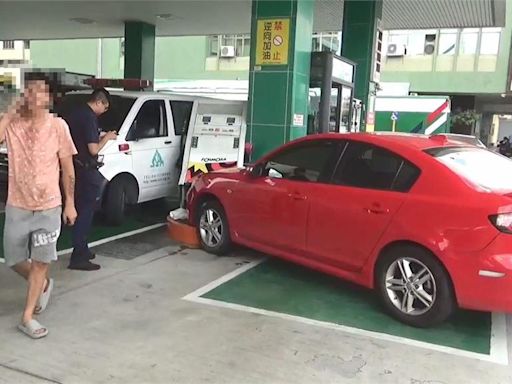 彰化離奇車禍！男疑恍神出事 追撞後車體「噴至對向加油站」